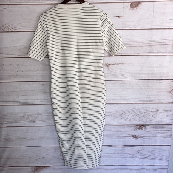 Theory Ribbed Midi Dress - Size Large - Picture 5 of 14